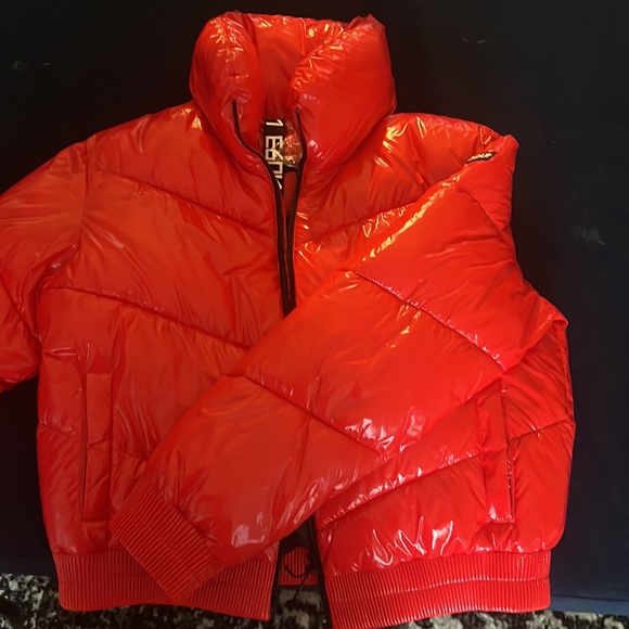 Hugo boss patent bomber new with tags - Picture 2 of 3